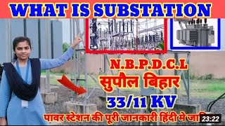 3311 KV SUBSTATION IN HINDIPOWER GRIDELECTRICAL GRID SUBSTATION CONTROL ROOM OPERATESUPAUL [upl. by Morvin]