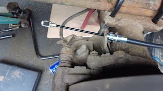 Ford Transit MK7 RWD Handbrake Cable Replacement [upl. by Oleg]