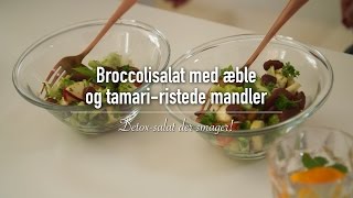 Broccolisalat med æble amp tamariristede mandler [upl. by Namsu]