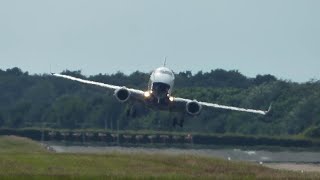 British Airways Training Touch and Goes at Norwich Airport E190 [upl. by Whitson540]