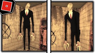 How to get quotSLENDERS MANSIONquot BADGE  SLENDER MAN MORPHSKIN in CREEPYPASTA LIFE RP  Roblox [upl. by Eda]