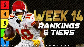 Top 36 Running Back Rankings  Week 14 Fantasy Football [upl. by Crain758]