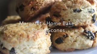 Raisin Scones Recipe  Easy recipe [upl. by Nelyt]