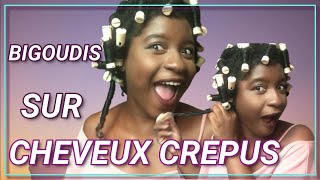 Je Teste Des Bigoudis Sur Mes Cheveux Crépus Et Que Dire [upl. by Aicatsue115]