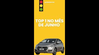 Top 1 CARRO de Junho 2024  HB20  Seminovos automobile [upl. by Correna]