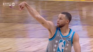 Stephen Curry Breaks 3Point Record  2022 AllStar Game Highlights [upl. by Akalam]