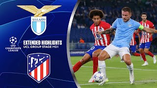 Lazio vs Atlético Madrid Extended Highlights  UCL Group Stage MD 1  CBS Sports Golazo [upl. by Yeknarf712]