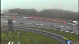 Lewis Hamilton vs Fernando Alonso Start GP Fuji 2007 [upl. by Sabas]