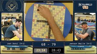 2023 Scrabble Players Championship Game 12  Josh Sokol vs Jackson Smylie [upl. by Lihka]