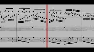 BWV 541  Prelude amp Fugue in G Major Scrolling [upl. by Parrish399]