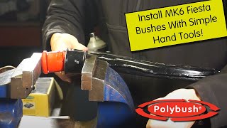 Polybush A Fiesta Mk6 Front Wishbone  40BU 40BL  Installation Guide [upl. by Sahc]