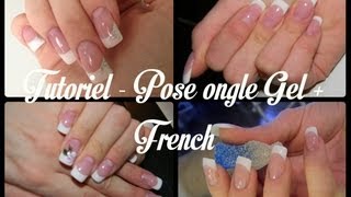 TUTORIEL  Pose Ongle Gel  French [upl. by Fredie]