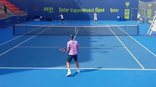 Roger Federer FOREHAND in Slow Motion BACK and FRONT view [upl. by Atikim214]