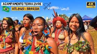 🇧🇷 ATL 2023  Brasília  Indios do Brasil  Beleza Índígena【 4K UHD 】 [upl. by Atsyrhc]