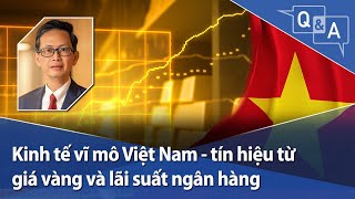 Kinh tế vĩ mô Việt Nam  tín hiệu từ giá vàng và lãi suất ngân hàng [upl. by Mccourt]