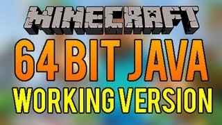 How to install 64bit Java for Minecraft [upl. by Alcott839]