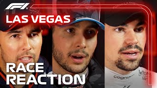 Drivers Reaction After the Race  2023 Las Vegas Grand Prix [upl. by Nanerb]