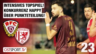 Intensives Topspiel Konkurrenz happy über Remis BFC Dynamo  Greifswald  Regionalliga Nordost [upl. by Lillith]