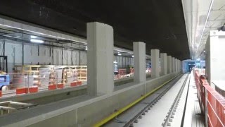 Tour de nieuwe metrolijn  Noord  Zuidlijn in Amsterdam [upl. by Mccarthy]