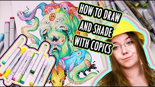 Mastering Copic Marker Art like a Pro ❀ StepbyStep Drawing and Shading Tutorial for Beginners ❀ [upl. by Virginia888]