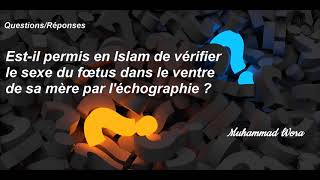 Est il permis en Islam de vérifier le sexe du fœtus dans le ventre de sa mère par léchographie [upl. by Novat163]