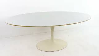 Eero Saarinen for Knoll Mid Century Dining Table [upl. by Morvin]