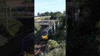 Pendolinos full tilt Northampton pendolino trains [upl. by Yrffoeg]