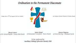 Transitional Diaconate Ordination [upl. by Freeland844]