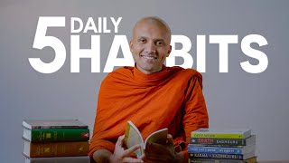 5 Small Habits that Will Change Your Life Forever Monk Advise  Buddhism In English [upl. by Mayhew]