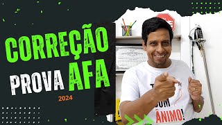 Correção Prova de Matemática AFA 2024 [upl. by Enela356]