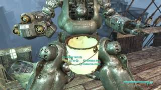 Fallout 4 forcing Captain Ironsides to leave ship by a bucket [upl. by Nodmac]