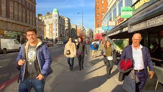 LONDON WALK  Edgware Road incl Shops Restaurants and Cafés  England [upl. by Karissa]