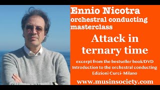 Orchestral con ducting technique Learn conducting with Ennio Nicotra [upl. by Lobell711]