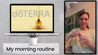 My morning routine with Doterra🌹doterra essentialoils uleiuriesentiale morningroutine [upl. by Ainna56]