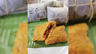 Como hacer Pasteles en Hoja de Arroz Deliciosos [upl. by Anelas]