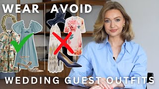 WEDDING GUEST OUTFIT DOS AND DONTS  WHAT TO WEAR VS WHAT TO AVOID [upl. by Xirdnek]