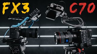 Sony FX3 VS Canon C70 [upl. by Atinrahs]