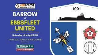 201718 BARROW v Ebbsfleet United [upl. by Botsford923]