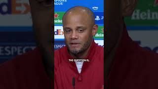 Vincent Kompany with a POWERFUL response to critics following Bayerns 92 win against Zagreb [upl. by Yoo]