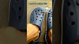 Crocs size problem and price comparison between Flipkart vs Amazon 😆 [upl. by Kitrak]