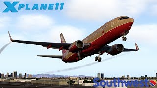 ✈️ FIRST LOOK Zibo 737800 332 4K  Southwest 737 Phoenix to San Diego  XPlane 11 [upl. by Ia]