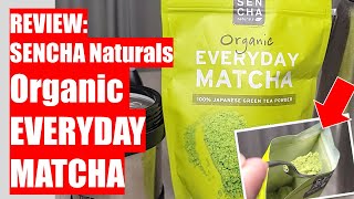 REVIEW Costco Sencha Naturals EVERYDAY MATCHA  Japanese Green Tea Powder 19 [upl. by Zeni]