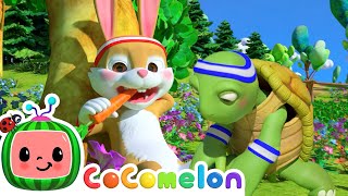 The Tortoise and the Hare  Who’s going to win the race CoComelon Animal Time  Animals for Kids [upl. by Yddub]