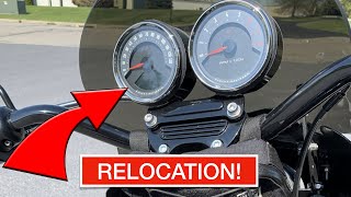 HD Softail Low Rider S FXLRS Gauge Relocation INSTALL [upl. by Sletten526]