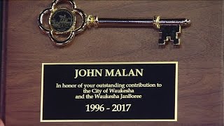 John Malan receives key to the city of Waukesha [upl. by Mariellen]