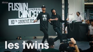 Les Twins  stance  Showcase at FUSION CONCEPT 2019 [upl. by Eillo]