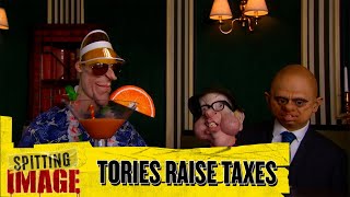 The Tories Raise Taxes  Spitting Image  Streaming Now on Brit Box [upl. by Tibbetts]