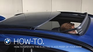 How to operate the electric glass roof of your BMW – BMW HowTo [upl. by Morly]