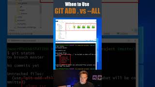 Git Add All vs Git Add   How to stage all files in Git l  Git GitHub GitLab DevOps Python [upl. by Polard]