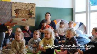 Une journée avec les P’tits Loups crèche multiaccueil de la ville dEvron [upl. by Siduhey]